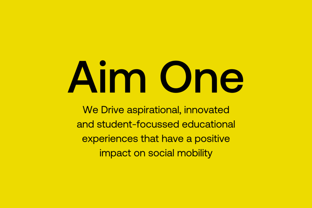 Aim one for the Community Impact.