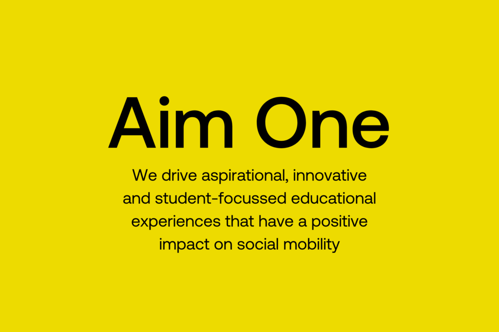 Aim one for the Community Impact.