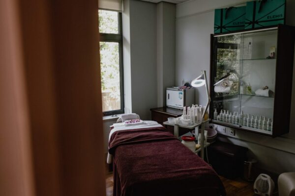 Interior of a treatment room within the Graduate Salon