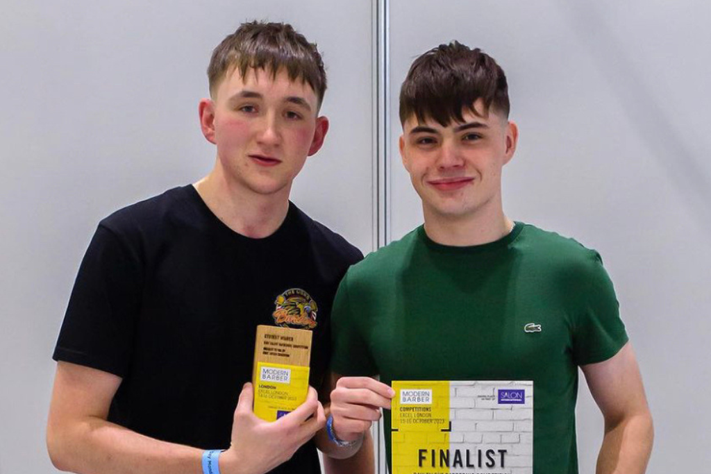 student wins at national barbering competition