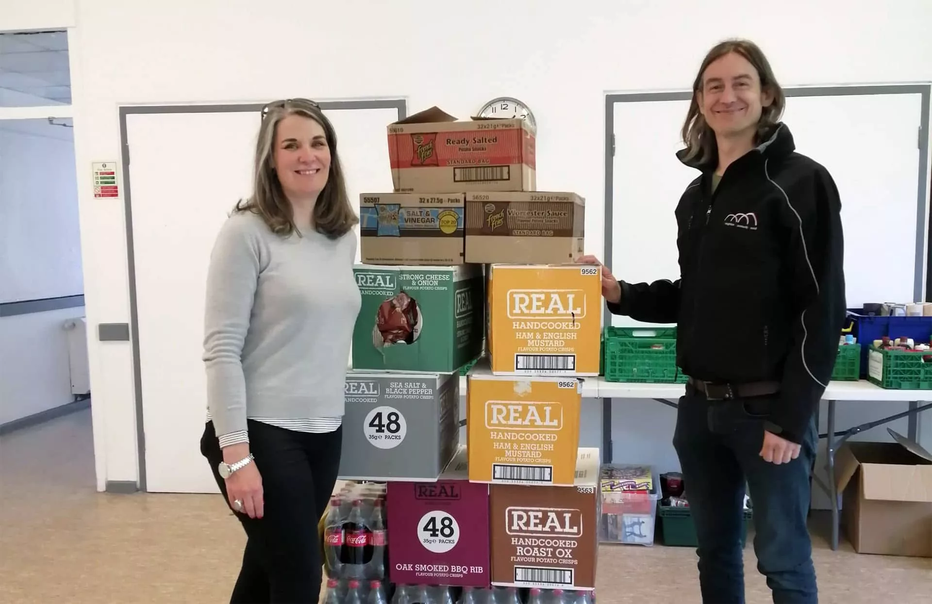 MK College donates food to Woughton Community Council’s VE Day celebrations