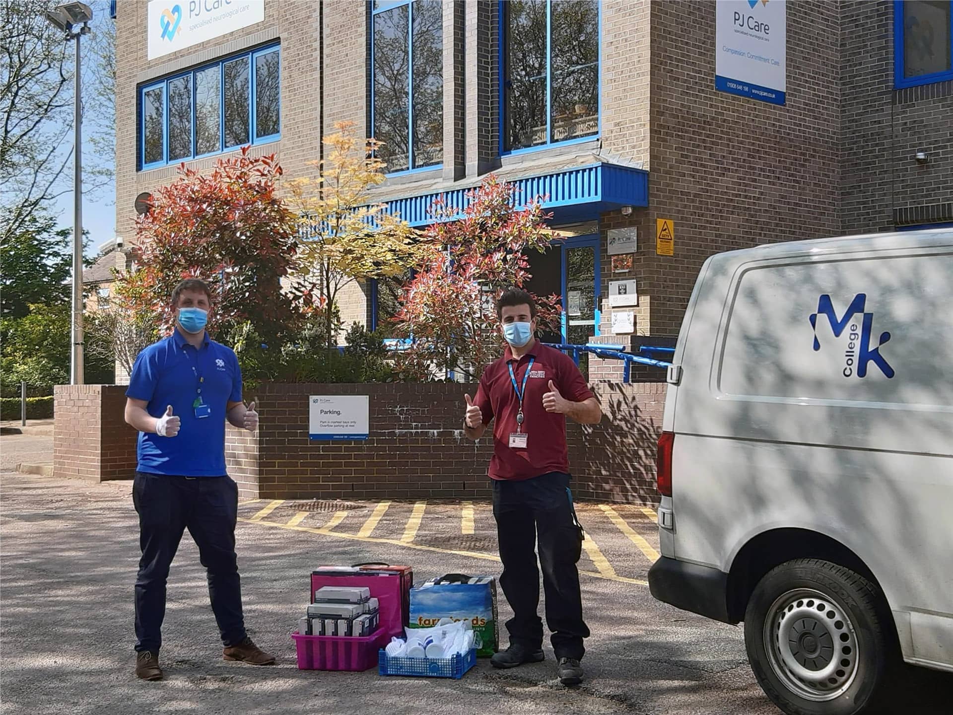 PPE, PE and emergency Parcels, how Milton Keynes College is supporting the community in the crisis