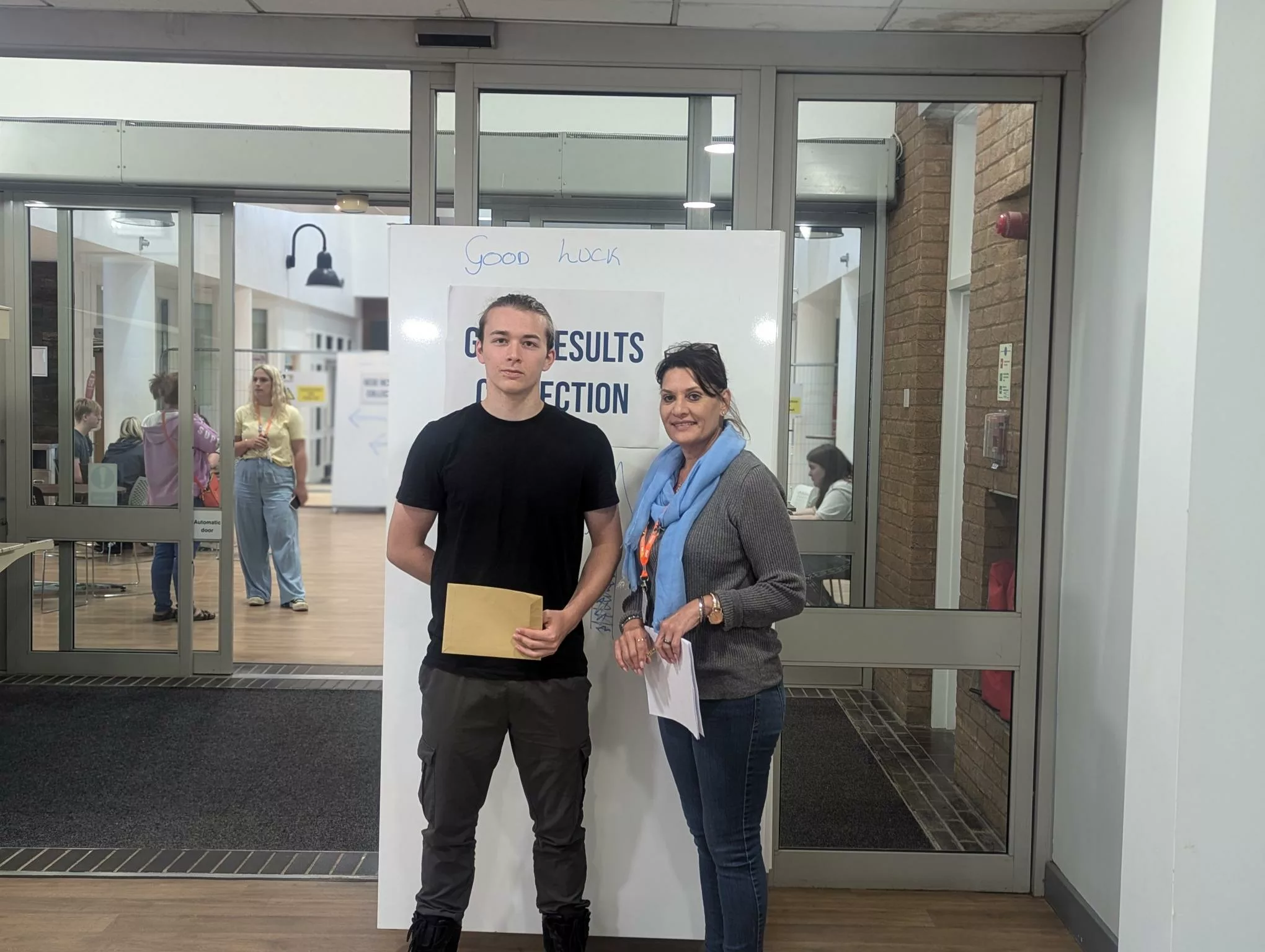 Milton Keynes College on hand to support young people with their GCSE results