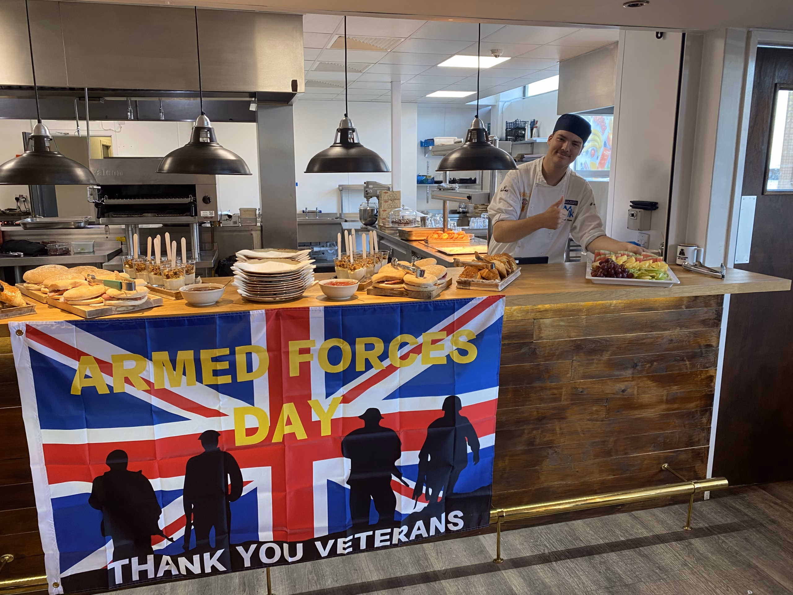 Armed Forces breakfast at The Brasserie