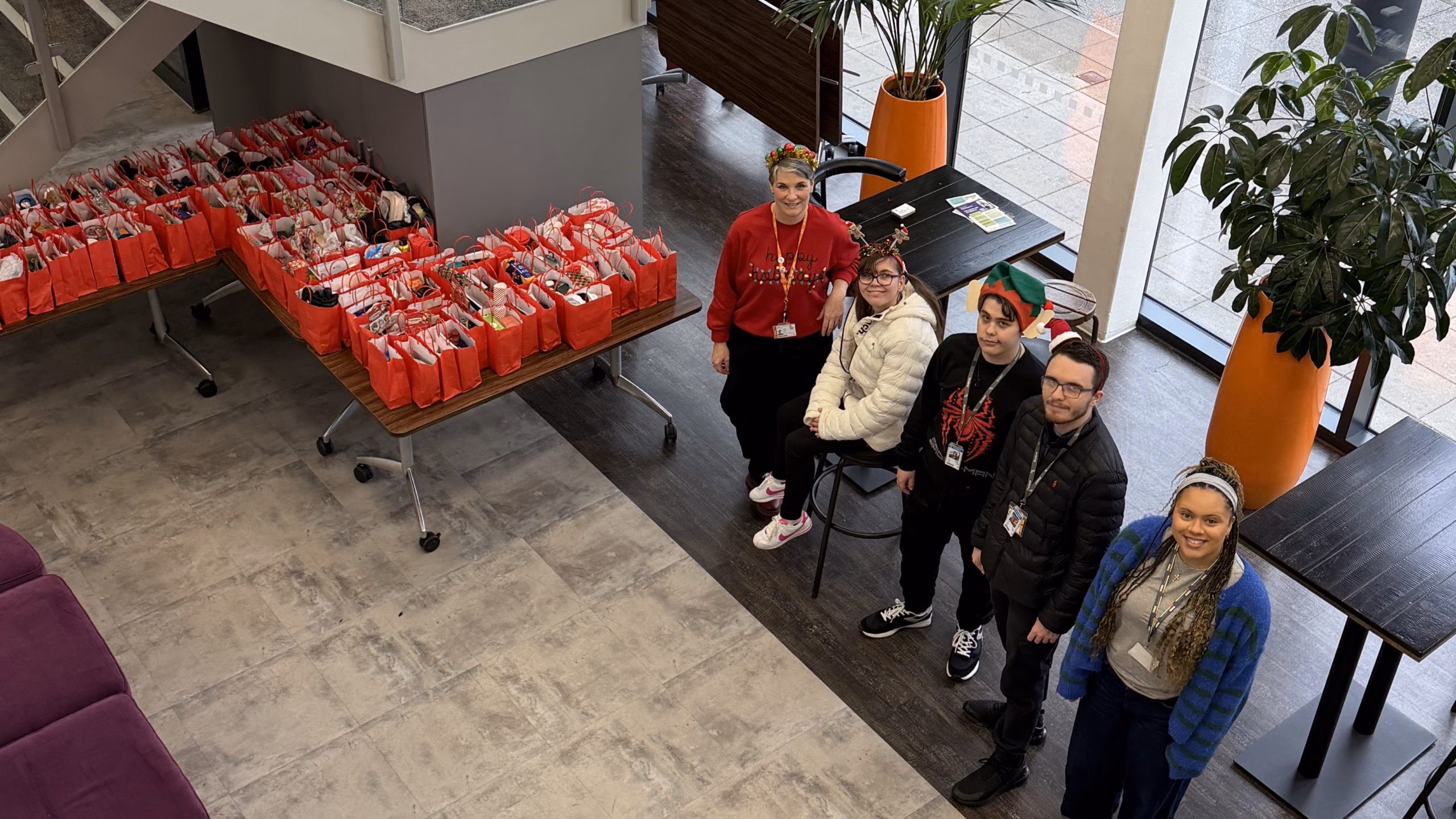 YMCA gift bag donations