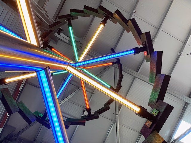 T Level students design winning installation for Milton Keynes University Hospital
